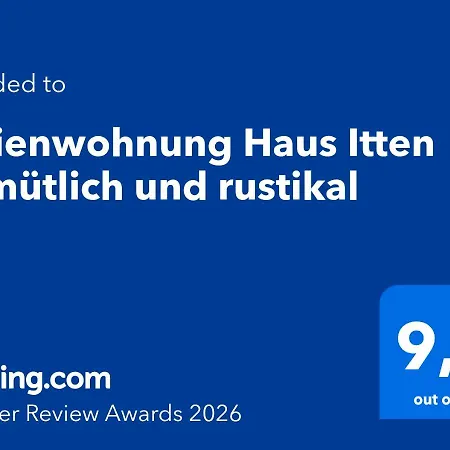 Haus Itten Gemuetlich Und Rustikal 公寓